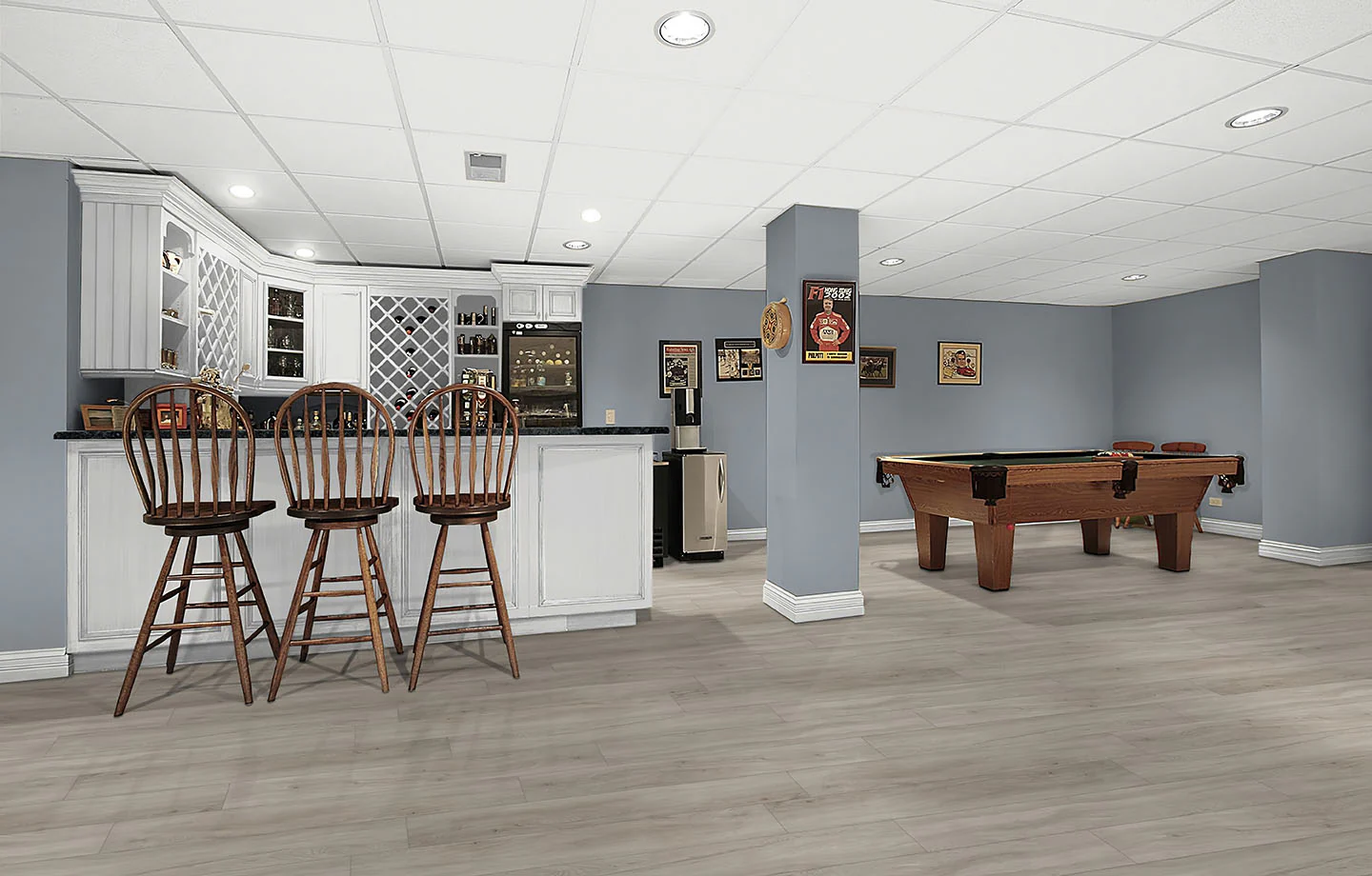 Olympic 5  - LONDON OAK -  Mat - Image 2